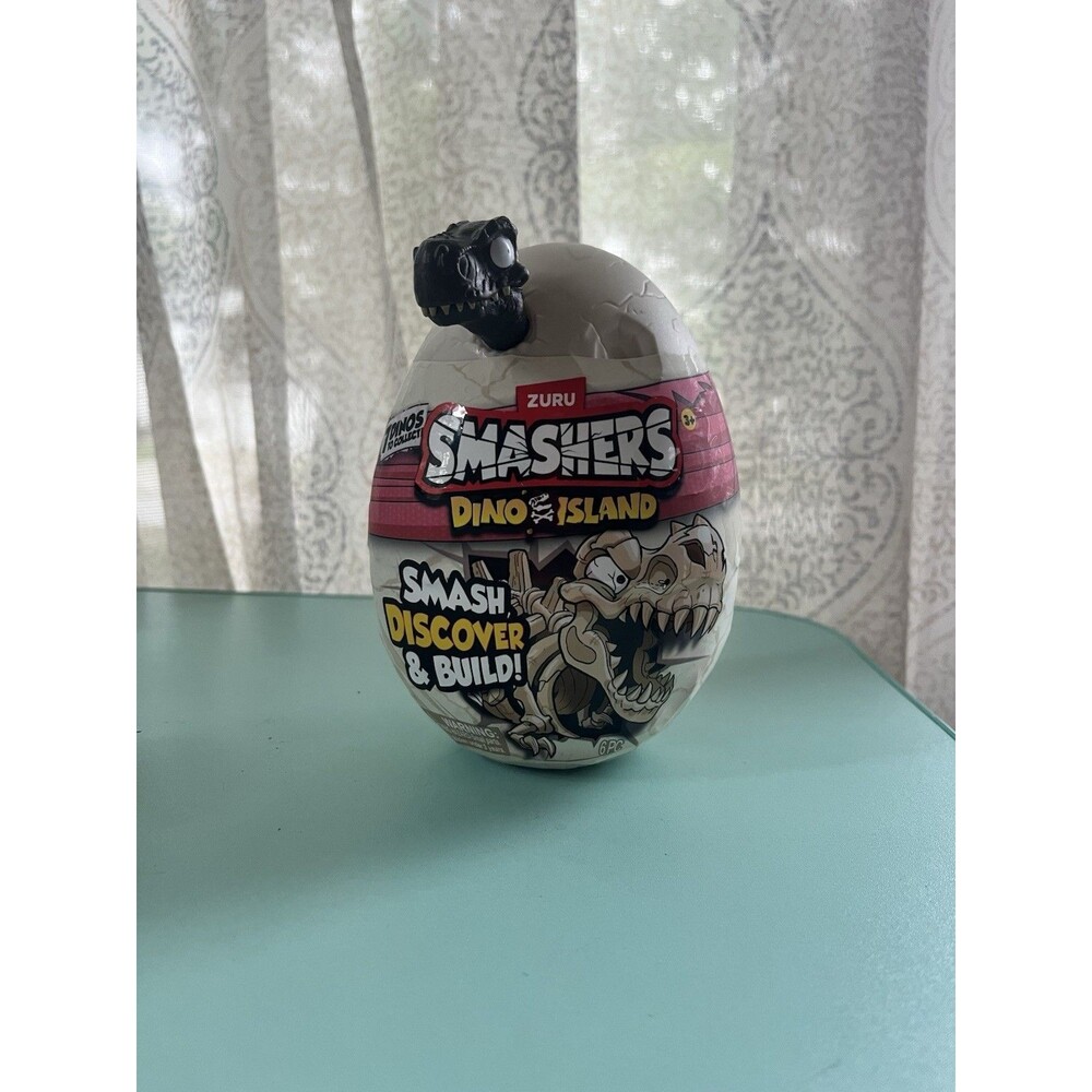 Zuru Smashers Dino Island Mini Egg Kids OS Black NEW Surprise Slime Toy NEW!!